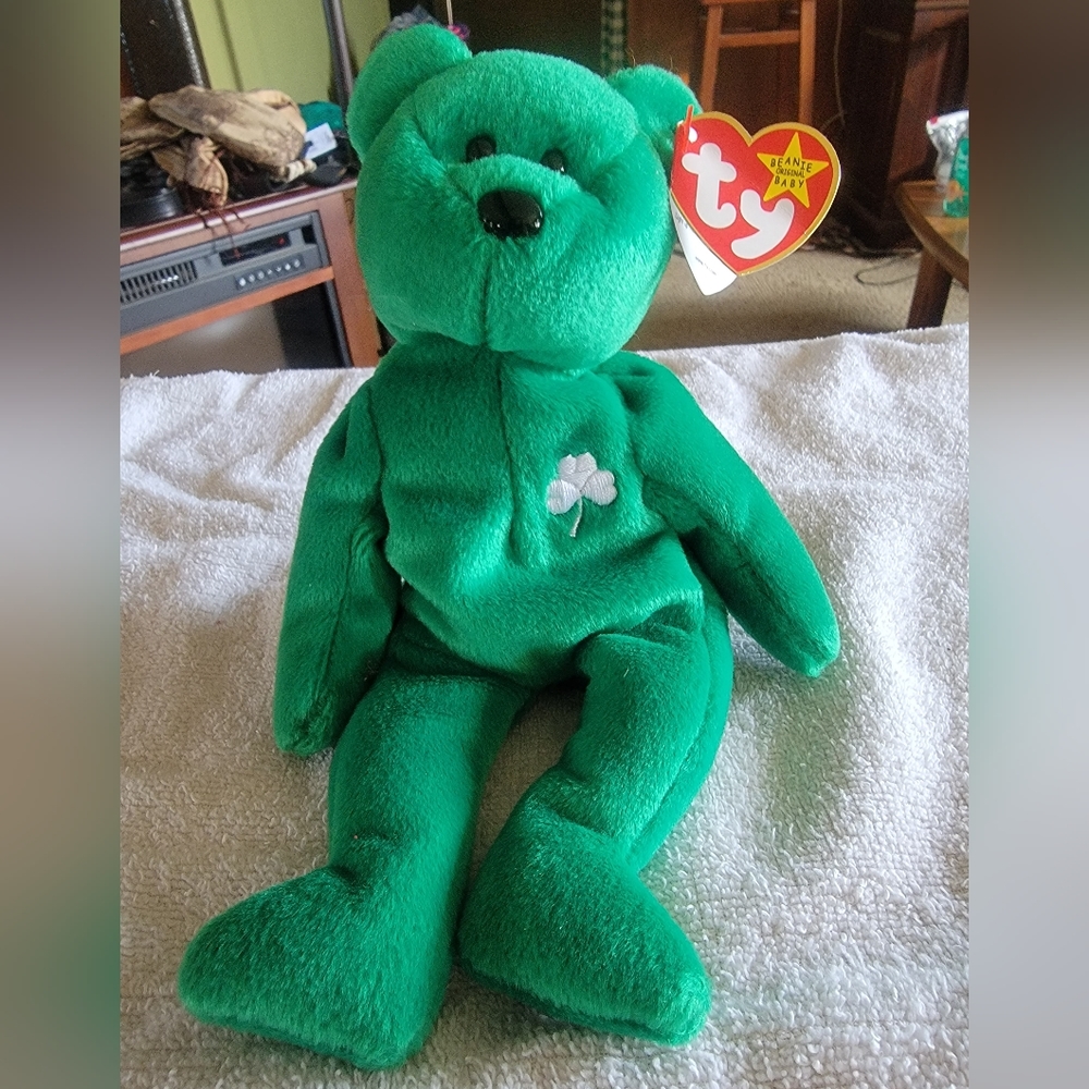 TY St Patrick's Beanie Bear